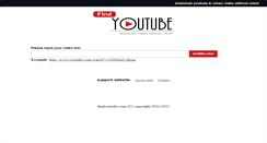 Desktop Screenshot of findyoutube.com